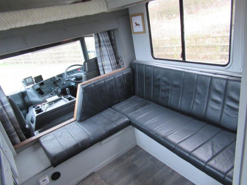 15-527-18 Ton Scania 310 Coach built by Moorhouse.. Stalled for 5/6.. Smart comfortable living.. sleeping for 4. Toilet and shower.. Recent respray... VERY SMART!